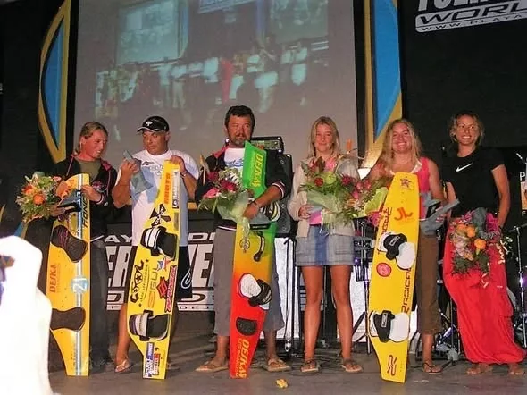 Podium Classement Général KiteSpeed 2006