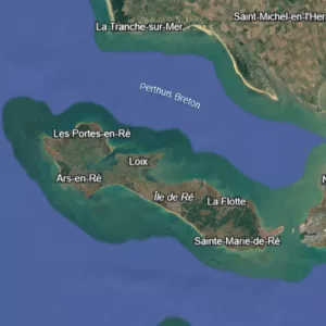 ile de ré google earth carrée